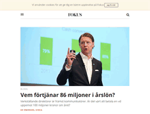 Tablet Screenshot of fokus.se